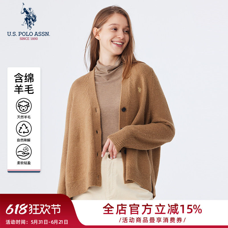 休闲保暖针织衫U.S.POLOASSN.