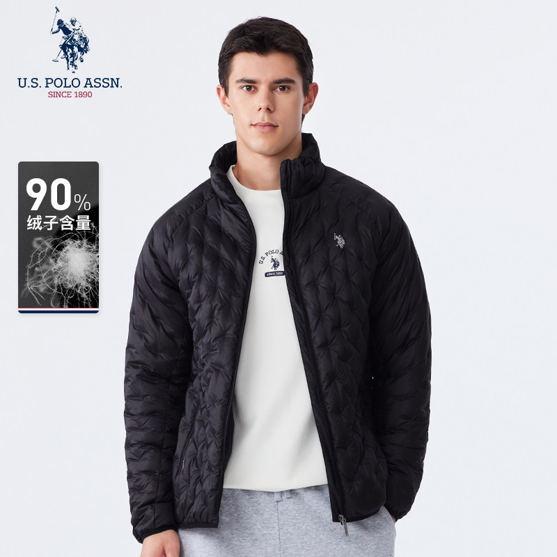 U.S.POLOASSN.立领鸭绒羽绒服