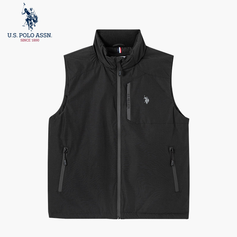 USPA男羽绒马甲秋冬季保暖加厚背心男中青年羽绒外穿外套坎肩马夹,男装,羽绒马甲,淘宝优惠券,粉丝福利购,淘宝优惠卷
