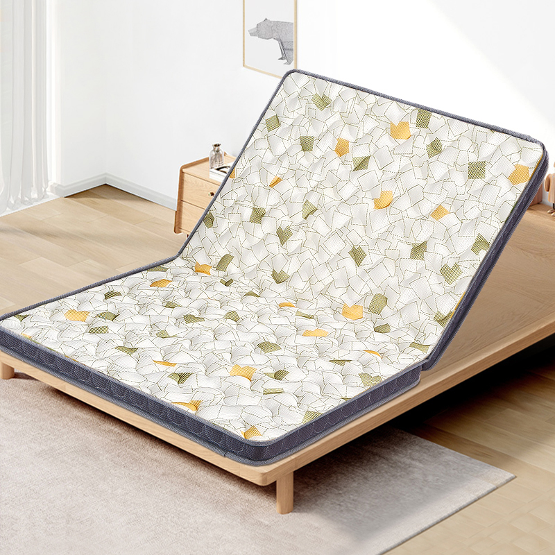 乐丝儿童偏硬天然椰棕折叠床垫