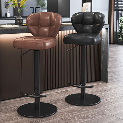 吧台凳高脚凳升降旋转靠背椅子