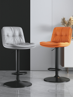 吧台椅子轻奢高级感高脚凳吧台凳可升降椅子酒吧椅收银台椅子转椅