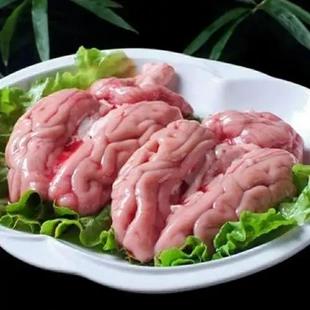 新鲜冷冻猪脑花 96副 优质大猪脑子 猪脑髓 火锅串串烧烤炖汤食材