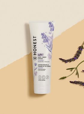包邮现货The Honest Company宝宝孕妇面霜身体轻柔滋润乳250ml