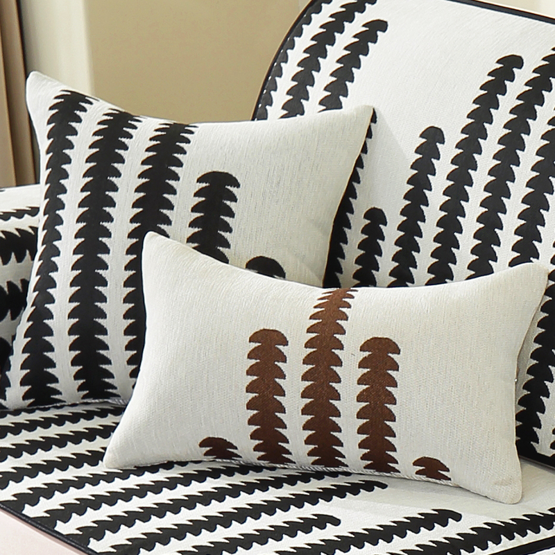 加厚沙发抱枕靠垫客厅定制雪尼尔靠枕现代简约靠背枕头套床头腰垫