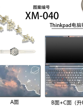 适用于ThinkPad P16s Gen4电脑贴纸P16V R14 Gen6笔记本贴膜T14S