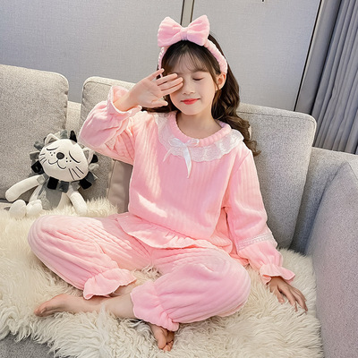 加厚保暖甜美可爱风家居服套装