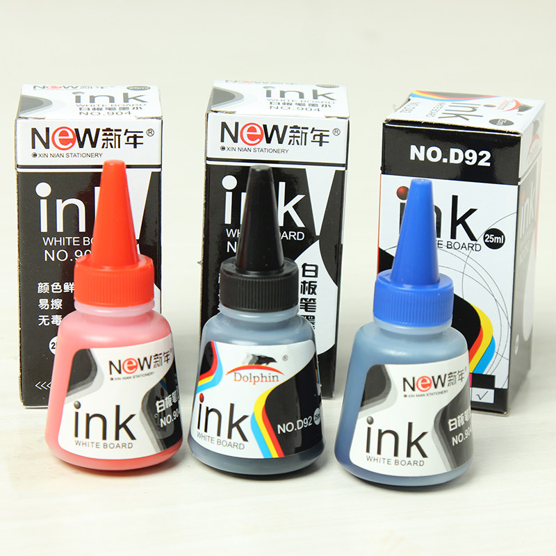 지우고 잉크로 리필할 수 있는 화이트보드 펜 칠판펜 교육 시연 교사 교육 사무실 수성 펜 지울 수 있는 컬러 어린이 화판 펜 화이트 클래스 펜 사무용품 문구류