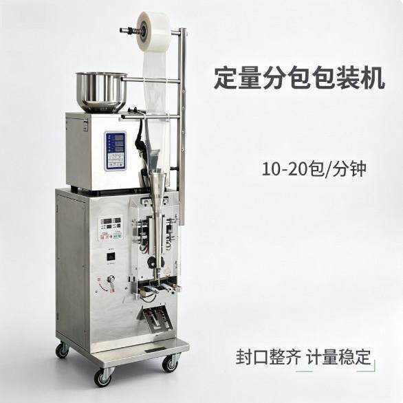 明鹰自动包装机粉末称重分包机立式封口包装机丸子粉剂包装机