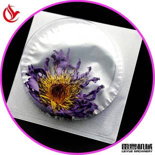 便携包装-小茶砖花茶龙珠果冻杯泡罩自动封口机 莲花茶泡罩包