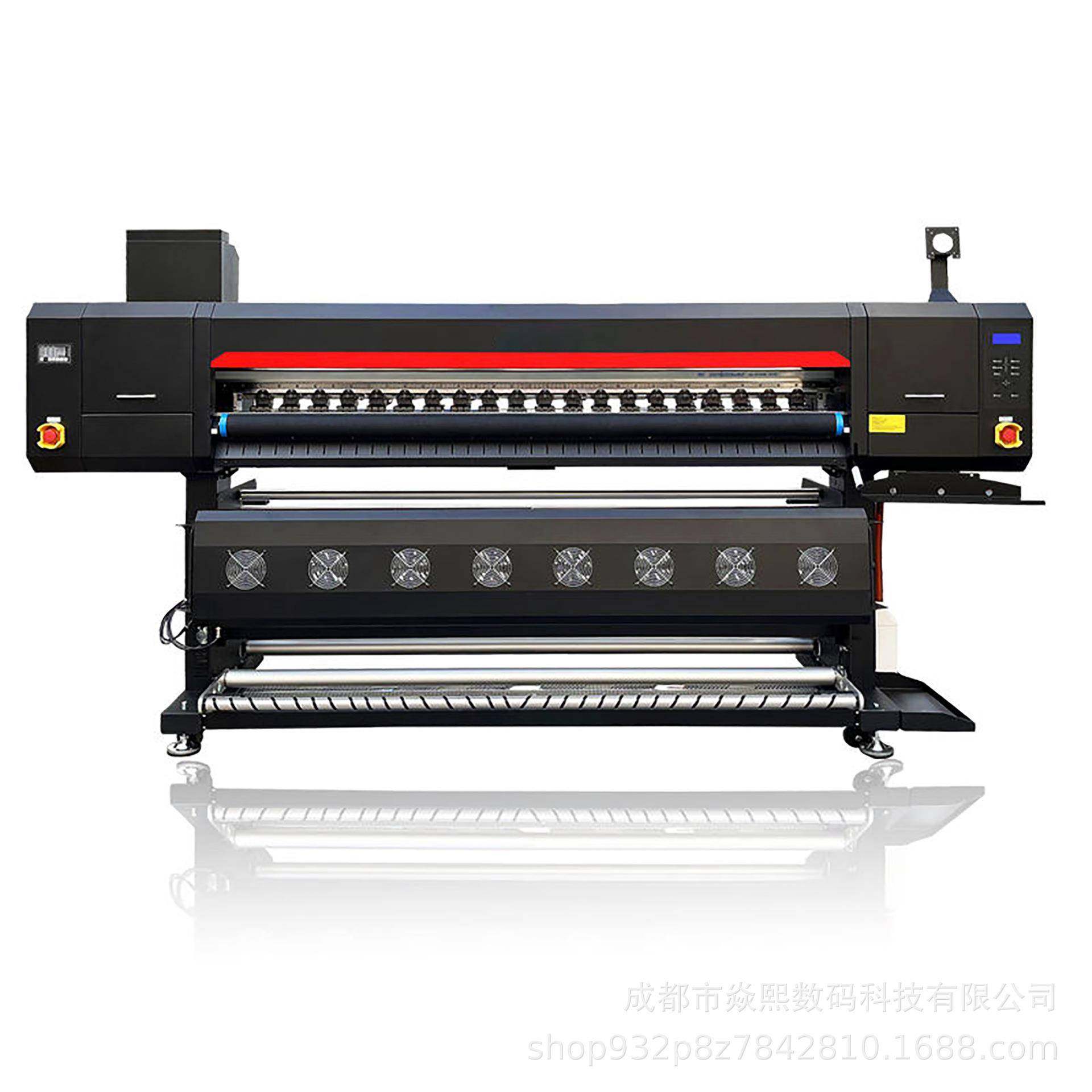 木纹纸数码印花打印机1.8米宽幅服装纺织布打印机 热升华纸印花机