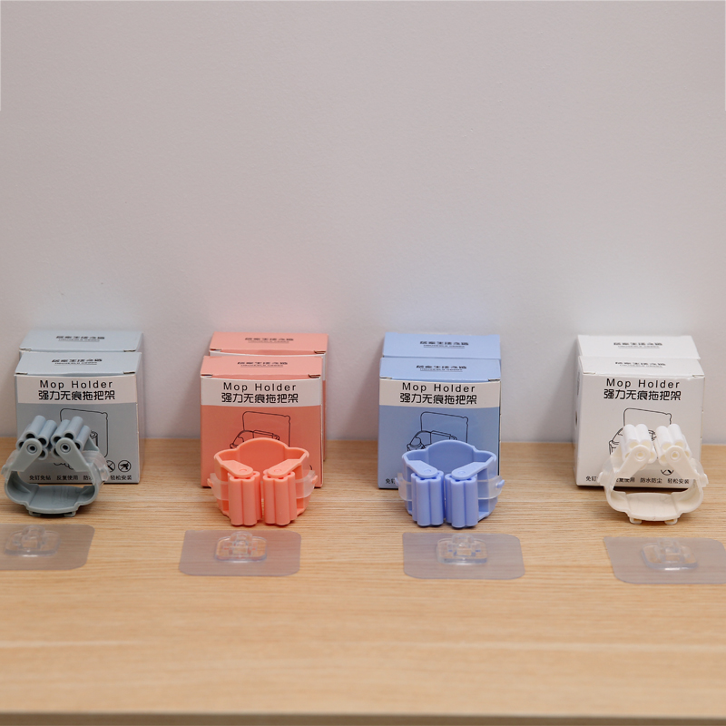 拖把夹挂钩挂架扫把收纳架墙上