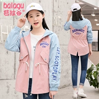 Bara Valley 2019 cô gái mùa xuân áo khoác ngắn học sinh trung học cơ sở áo khoác gió trường trung học nữ eo lỏng - Áo khoác ngắn áo da nữ đẹp