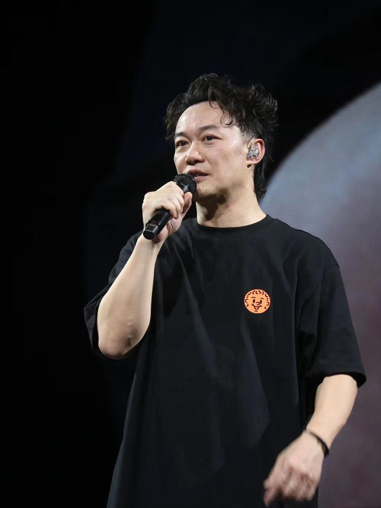 Eason陈奕迅演唱会e神同款短袖T恤fear and dream纯棉厦门半袖衫 - 实物图