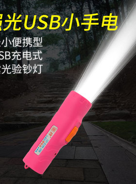 lp2189强光小手电筒USB充电式锂电池迷你小型手推开关轻小手电筒