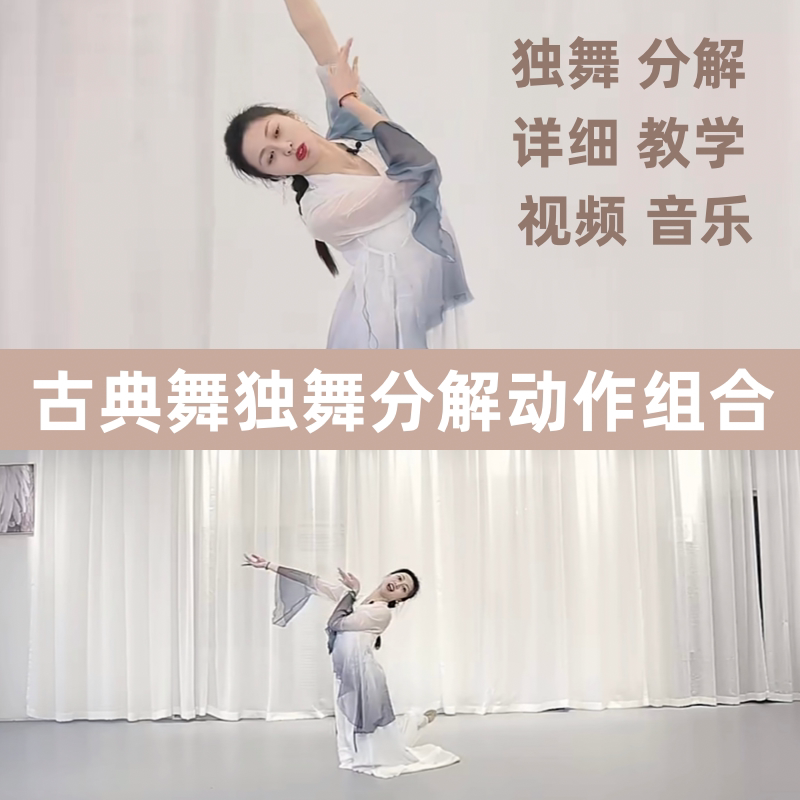 中国舞独舞零基础古典舞分解教材