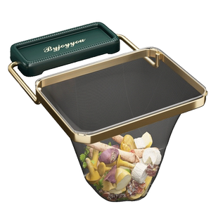 厨房垃圾一网打尽过滤网厨余神器隔漏渣洗碗水槽沥水网菜盆滤水架