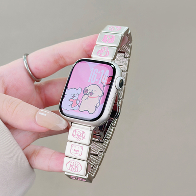 适用iwatch10表带金属表带s11代