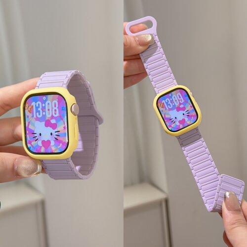 iwatchs12双拼色硅胶手表表带