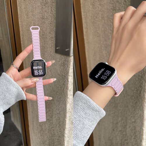 iWatchs11/10细款磁吸硅胶表带