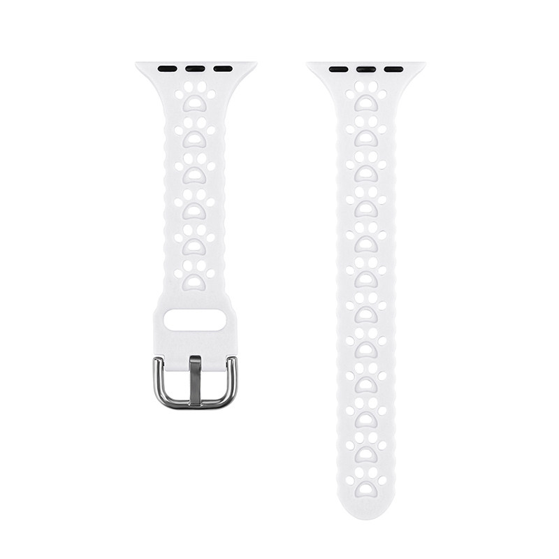 适用官方苹果手表iwatch10表带applewatch9硅胶iwatch原装猫爪液态腕带男运动ultra2女可爱个性潮高级感创意图片