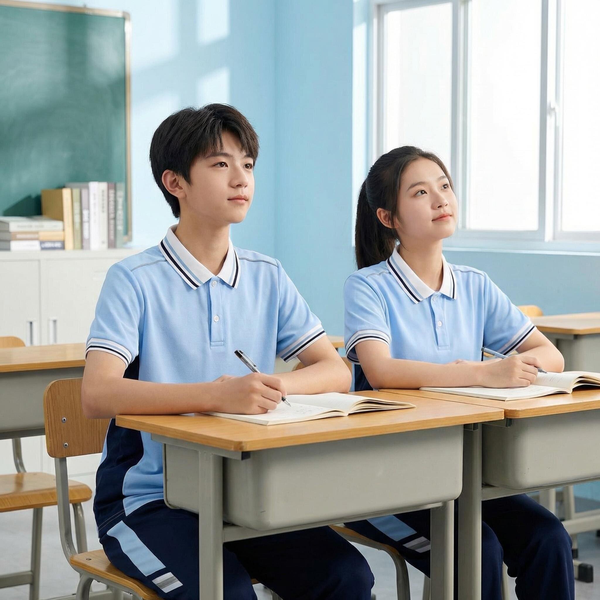 江西南昌夏季统一校服套装短袖