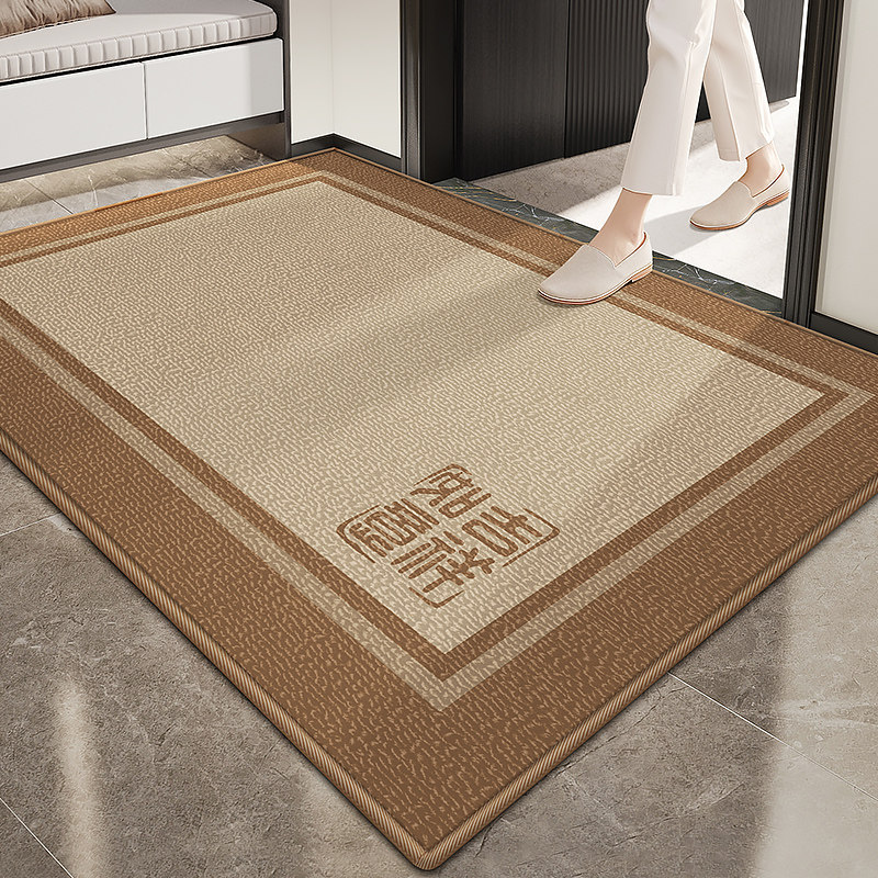 中式入户地垫家用门厅进门防滑地毯大门口耐脏室内脚垫可定制尺寸,居家布艺,入户地垫,淘宝优惠券,粉丝福利购,淘宝优惠卷