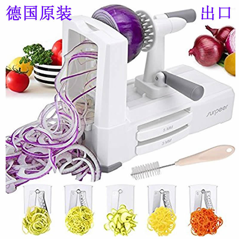 Vegetable salad Salad Shredded device Hand shake Food processor make Spiral Slicer spiralizer Saladin the Kitchen Appliances , Other kitchen appliances , Slicer/Meat slicer  category - from Buy2taobao.com to provide professional Taobao agent buy service