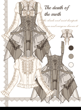 【薇拉诗净】飞蛾之死意向金洛丽塔原创