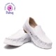 Pansy盼洁夏舒适防滑平跟白色工作鞋 美容院医院医生护士鞋 男RS108