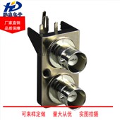 Q9系列BNC2X1焊板式 连接器BNC母头1至8位都有 两位视频