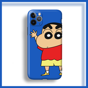 可爱蜡笔小新适用iphone12手机壳苹果11promax全包磨砂xr保护套8p