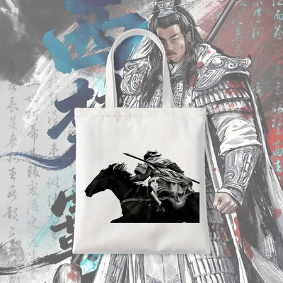 何润东楚汉传奇西楚霸王粉丝周边帆布袋大容量外出通勤环保袋