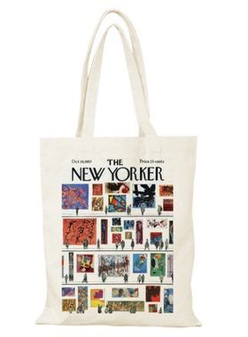 NEW YORKER纽约客帆布包帆布袋定制大容量外出时尚环保购物袋手提