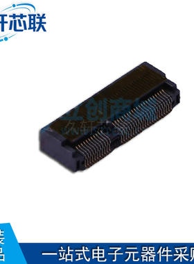 全新原装 AS0BC21-S40BE-7H M.2-E Key 67P 卧贴 硬盘连接器