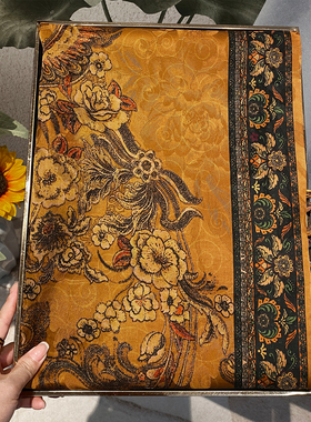 【云霓凤仪 】双层双面香云纱盘扣披肩围巾中国风高档送礼丝巾女