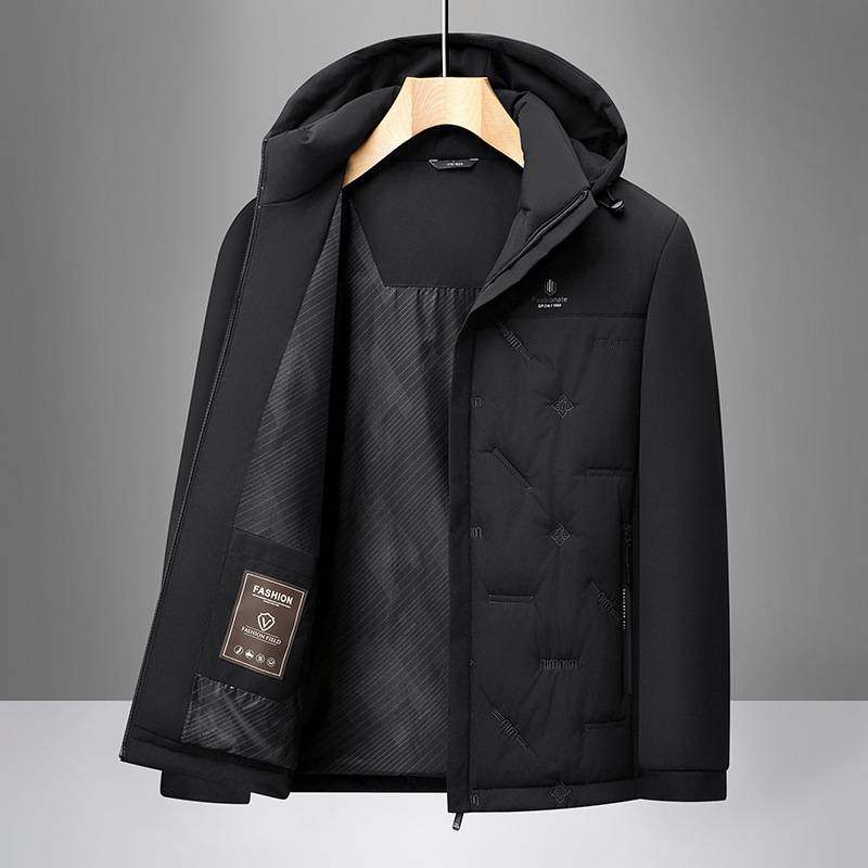 专柜品质中年男士外套棉服爸爸冬装保暖中老年男棉衣短版棉袄秋冬