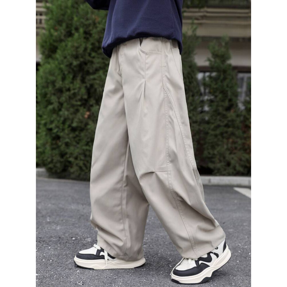 专柜品牌男童休闲裤2026春款新款中大童休闲百搭阔腿裤春秋运动时