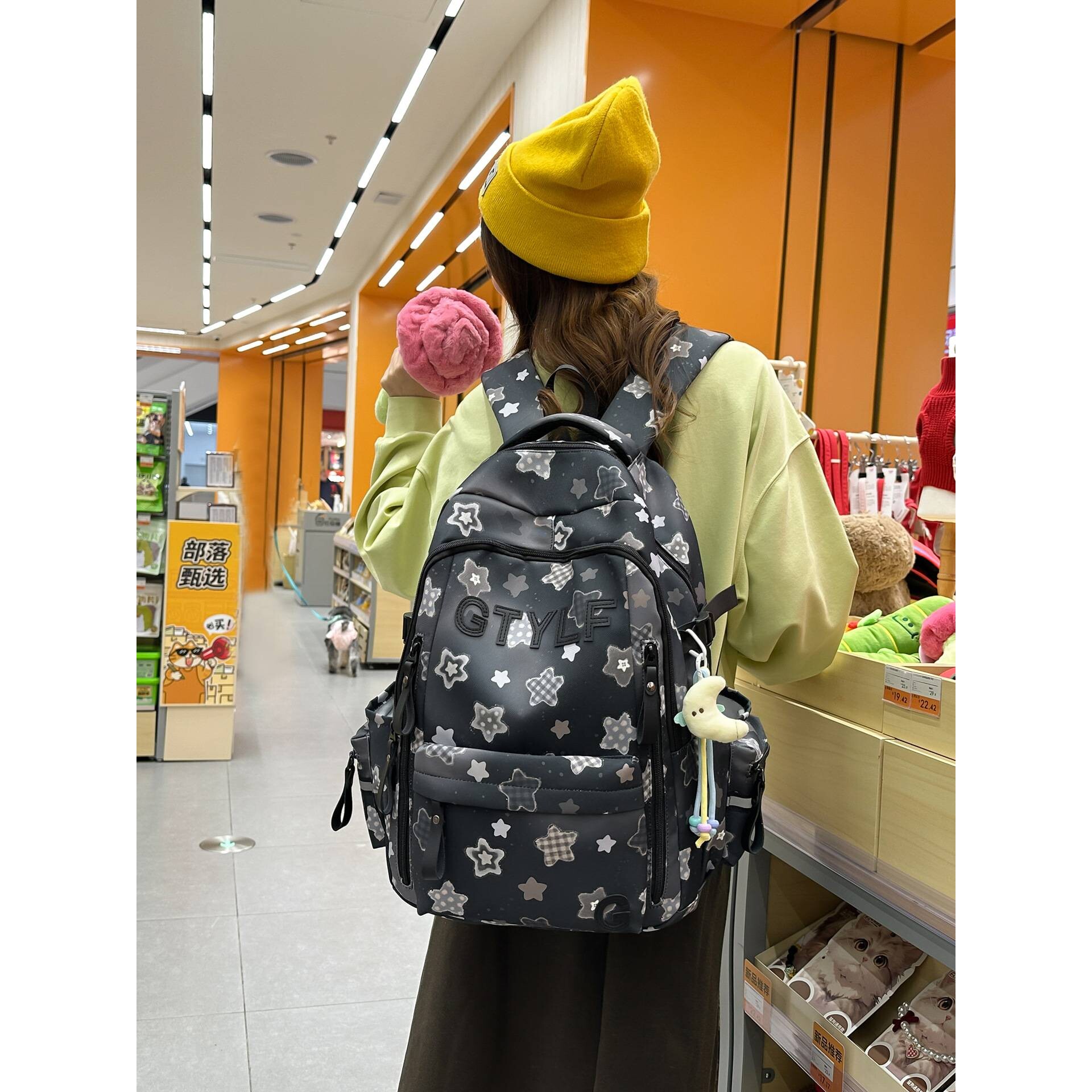 专柜女生书包新款高颜值高中生初中小学生背包三到六年级大容量双