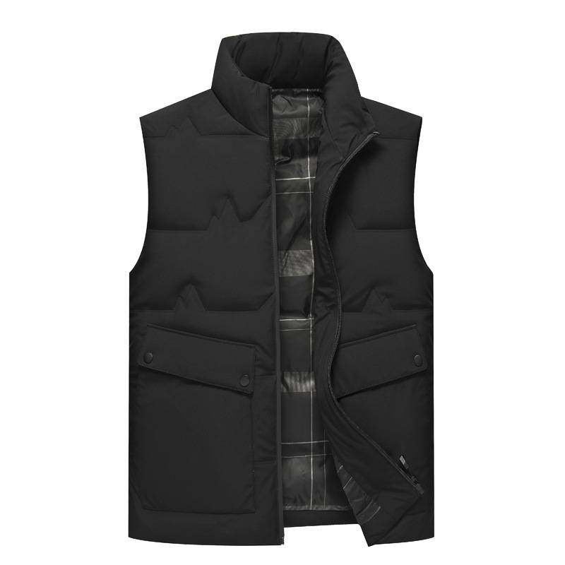 专柜品质90白鹅绒男士立领羽绒服冬季2025新款加厚保暖宽松鸭绒外