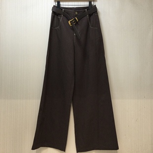 思慕缇专柜正品2025春装新款时尚显瘦阔腿牛仔裤SX082511D4吊690