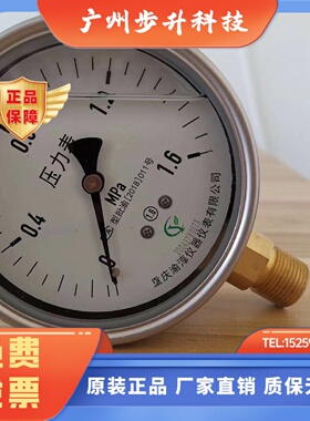 重庆渝淳压力表 YTHN-100 耐震压力表不锈钢螺纹M201.5油压水压