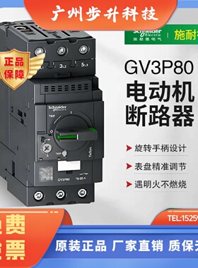 施耐德电气GV3P40P50P65P75P80ME80C进口电动机马达保护断路器