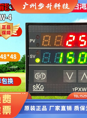 台湾SKG高精度温控仪TPXW4TAY1*NN插座智能表TPXW-4优质原装正品