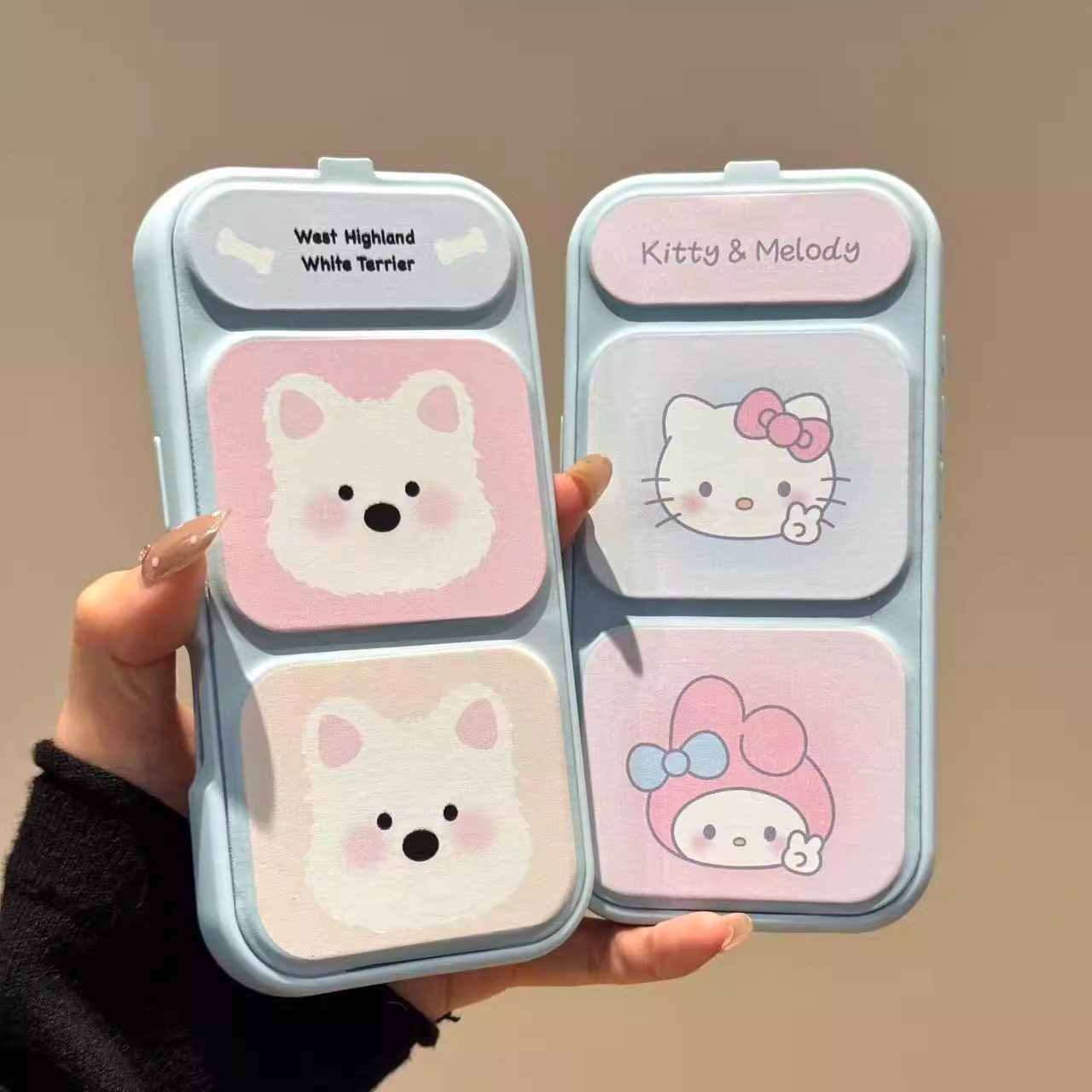 卡通可爱翻盖猫咪美乐蒂西高地适用ihone17promax苹果16p手机壳15治愈系软萌可爱萌宠甜美防摔保护壳