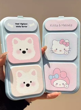 卡通可爱翻盖猫咪美乐蒂西高地适用ihone17promax苹果16p手机壳15治愈系软萌可爱萌宠甜美防摔保护壳