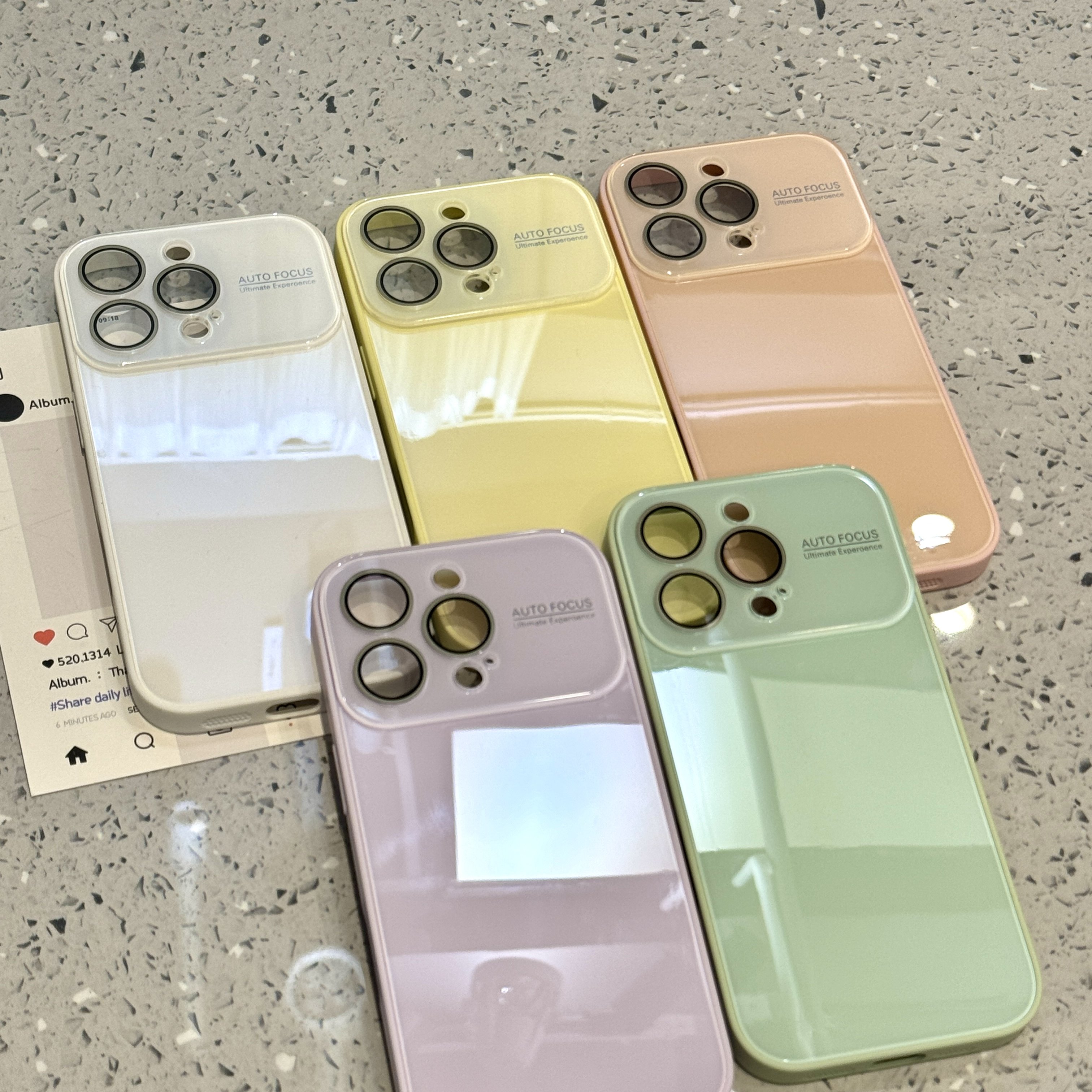 简约韩系6D视窗光滑白色淡紫色适用iphone17proma苹果16pro手机壳