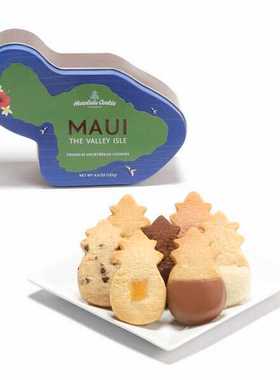 美国直邮Honolulu cookie夏威夷铁盒装人气多口味曲奇饼干礼盒