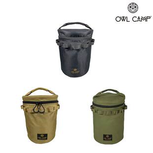 OWL CAMP官方新款手提式露营灯收纳包拎包圆筒尼龙战术加厚收纳袋