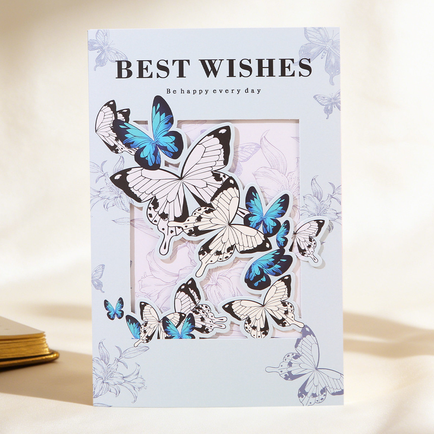 镂空38女神节贺卡定制商务感恩员工送客户祝福三八妇女节礼物卡片